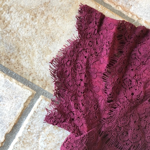 Great burgundy lace dress! - Picture 2 of 3